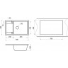 Кухонная мойка GRANULA GR-7805 сланец 7805 CLAHEC